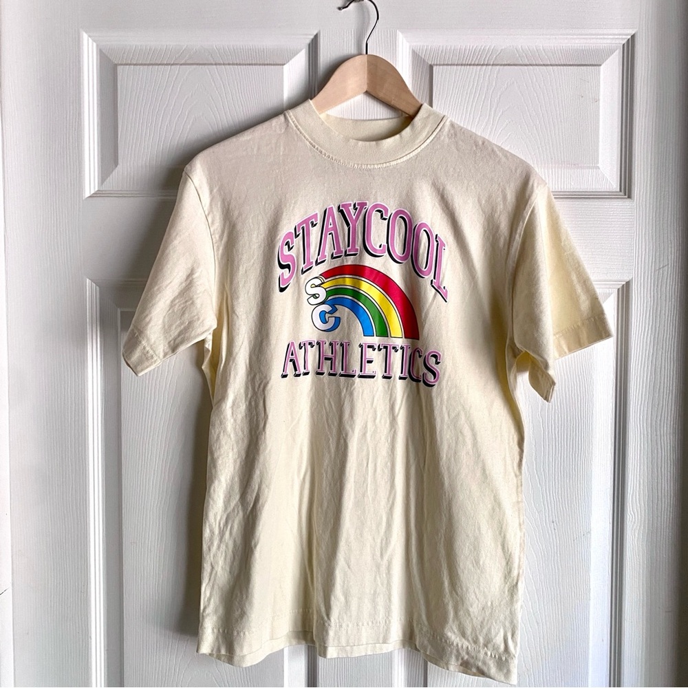 ' Stay Cool ' Butter Yellow T-Shirt size m